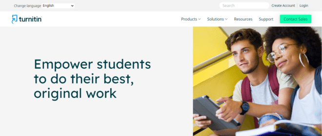 Turnitin Homepage