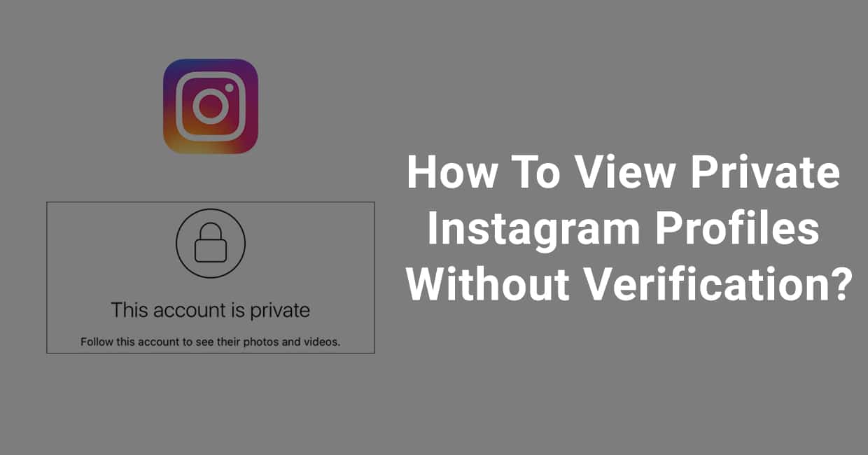 How To View Private Instagram Profiles Without Verification?