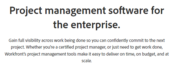 Workfront Project Management