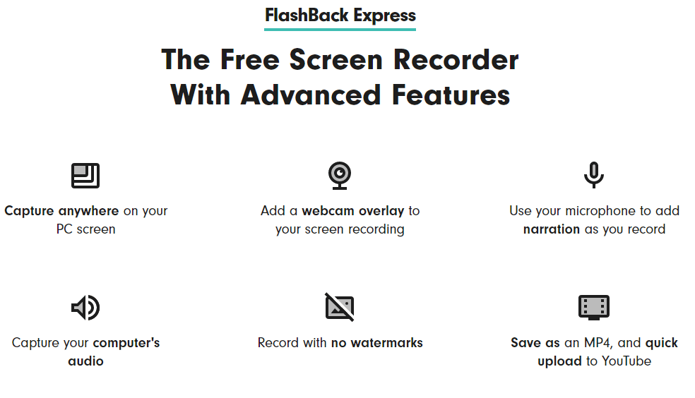 FlashBack Express Screen Recording Software