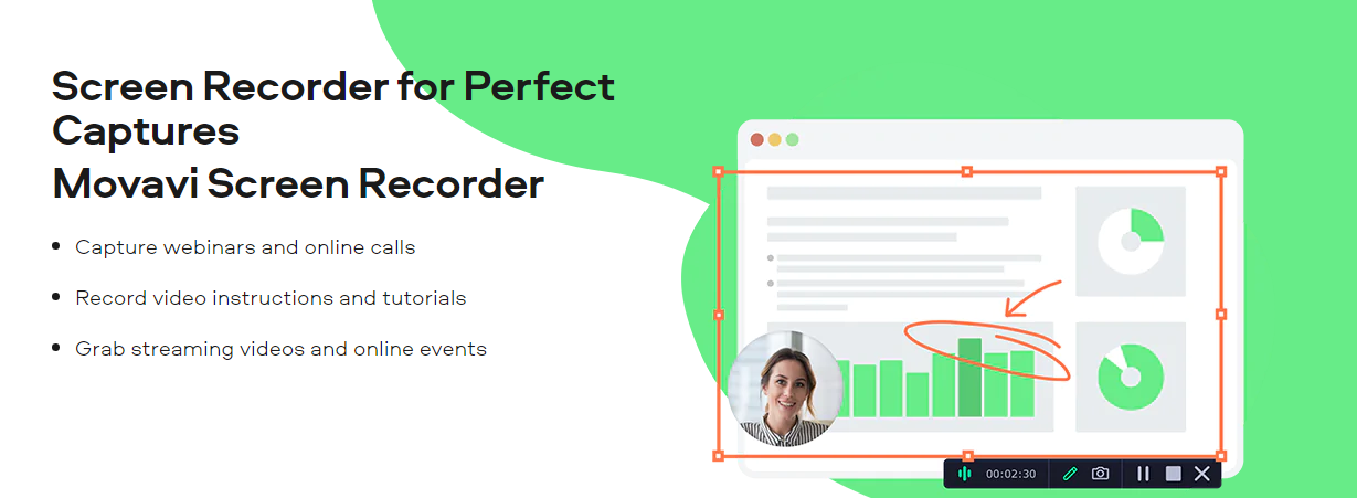Movavi Screen Recorder Front