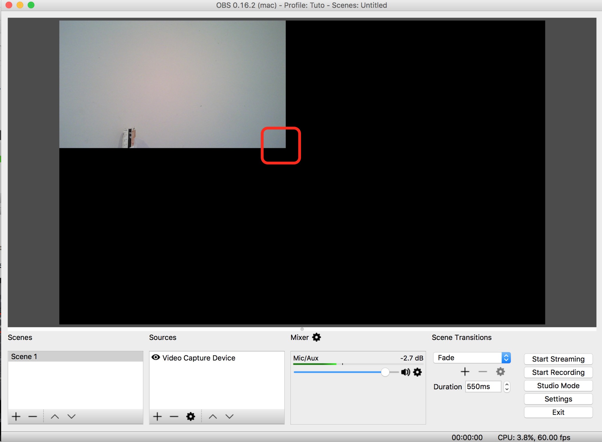 Adjust video sources in OBS Studio